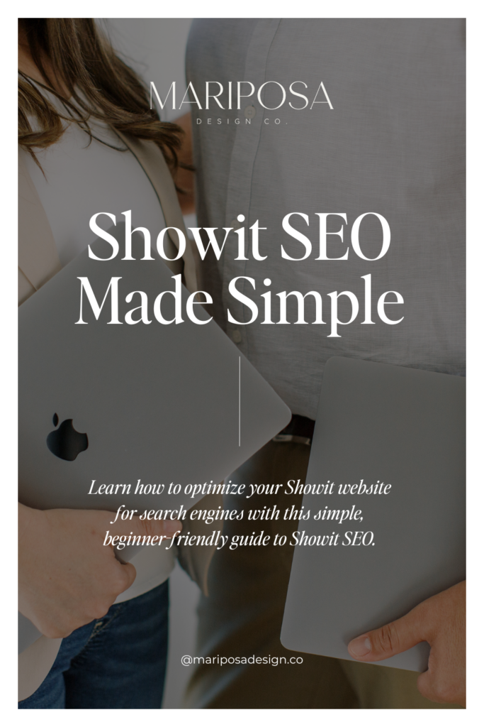 Showit SEO Made Simple